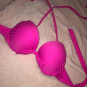 Pink push up swim suit